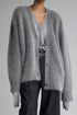 'Daria' Fuzzy Knit Button Down Cardigan - Celes Fashion